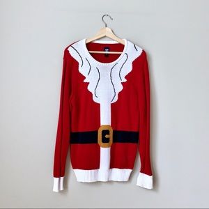 NWOT {Route 66} Santa Suit Sweater